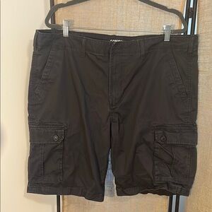 Grey Cargo Shorts